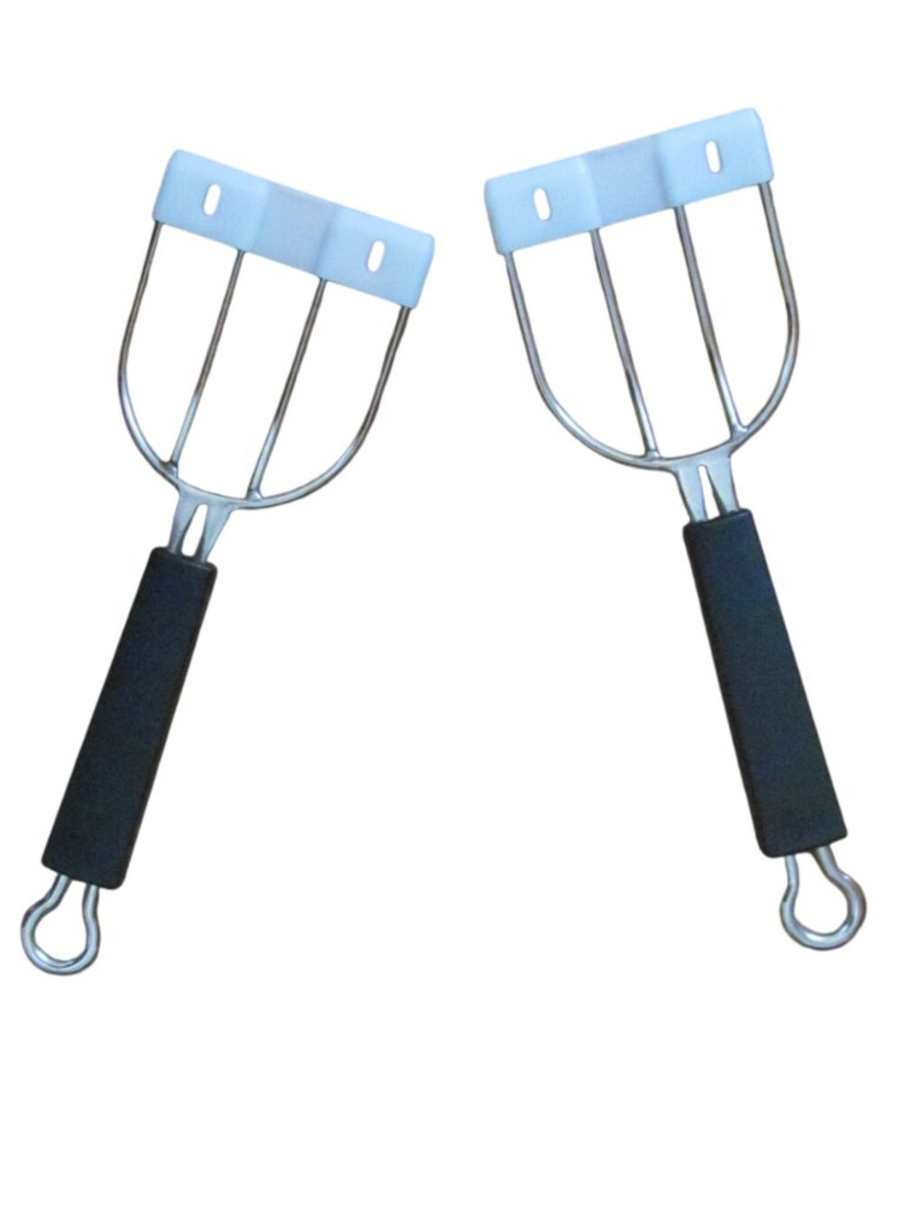 Pampered Chef 2715 Black Stainless Steel Meat Lifters Forks - EUC